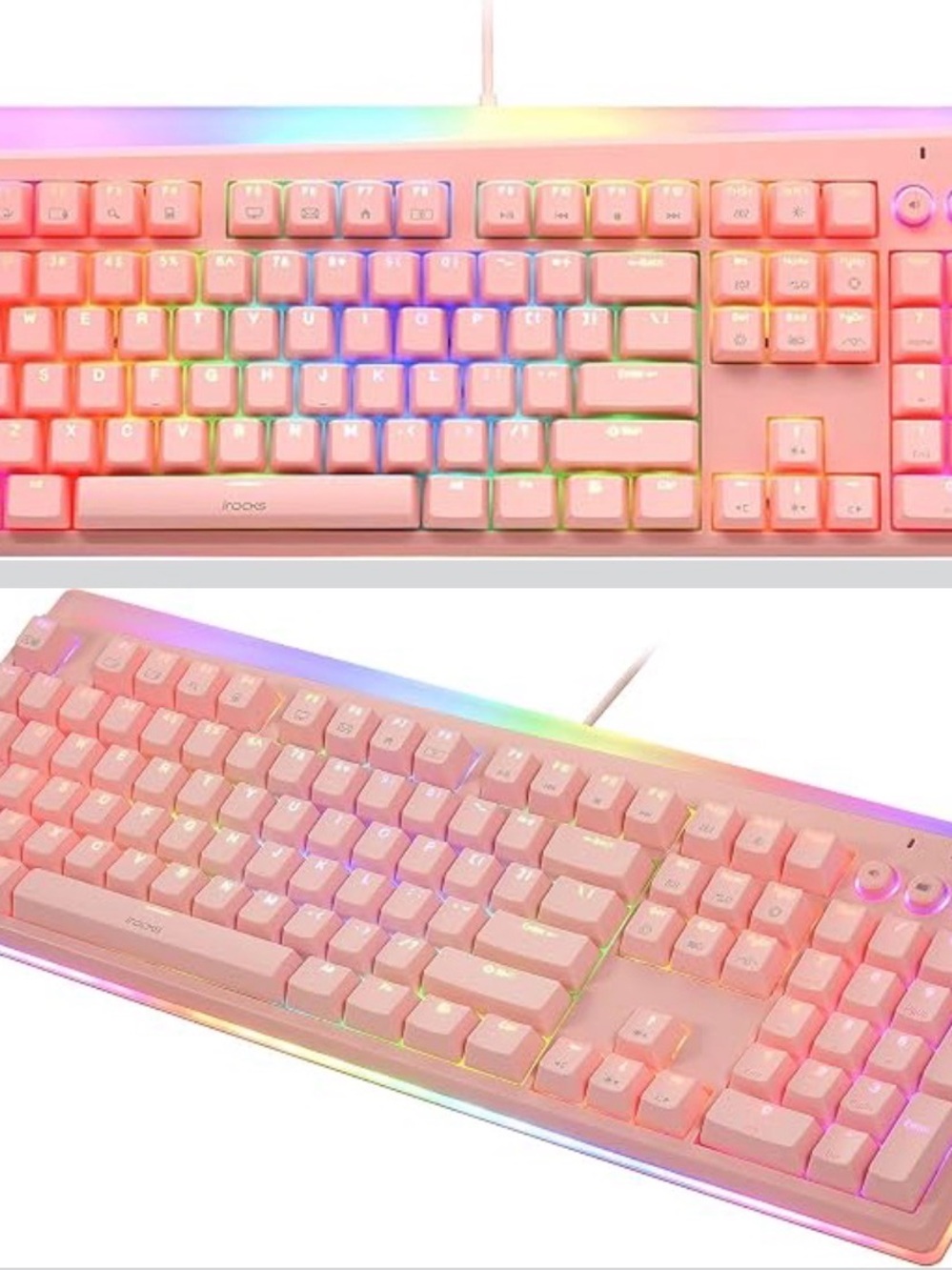 Pink RGB Keyboard